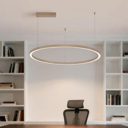 Brilagi - ściemnialny żyrandol LED na lince PORTOFINO LED/60W/230V 3000-6000K Ø 80 cm beżowy + pilot zdalnego sterowania
