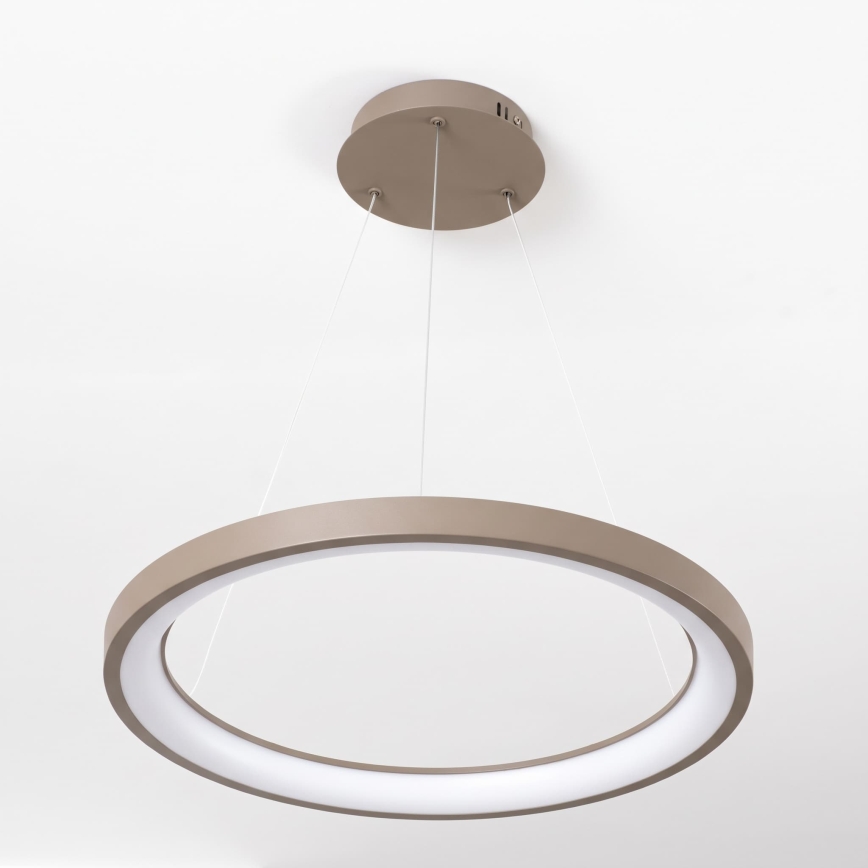 BRILAGI - ściemnialny żyrandol LED na lince FALCON SLIM LED/42W/230V 3000-6500K Ø 50 cm beżowy + zdalne sterowanie