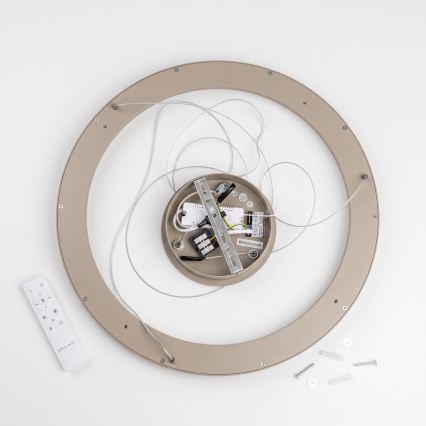 BRILAGI - ściemnialny żyrandol LED na lince FALCON SLIM LED/42W/230V 3000-6500K Ø 50 cm beżowy + zdalne sterowanie