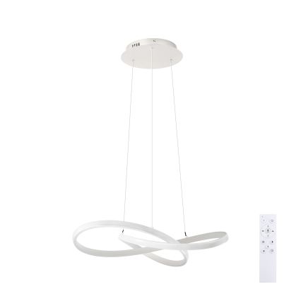 Brilagi - ściemnialny żyrandol LED na linkach INFINITY LED/55W/230V 3000-6000K 50x50 cm biały + pilot zdalnego sterowania