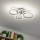 Brilagi - LED Ściemnialny żyrandol natynkowy ORBITS LED/50W/230V 3000-6500K antracyt + pilot zdalnego sterowania