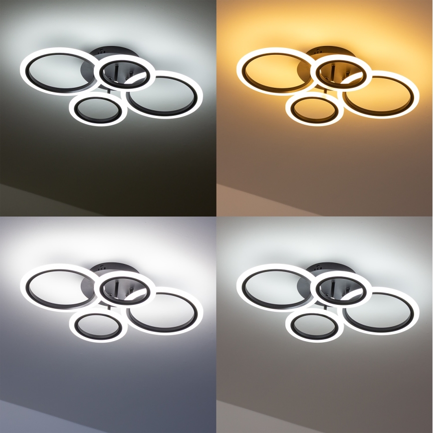 Brilagi - LED Ściemnialny żyrandol natynkowy ORBITS LED/50W/230V 3000-6500K + Pilot zdalnego sterowania