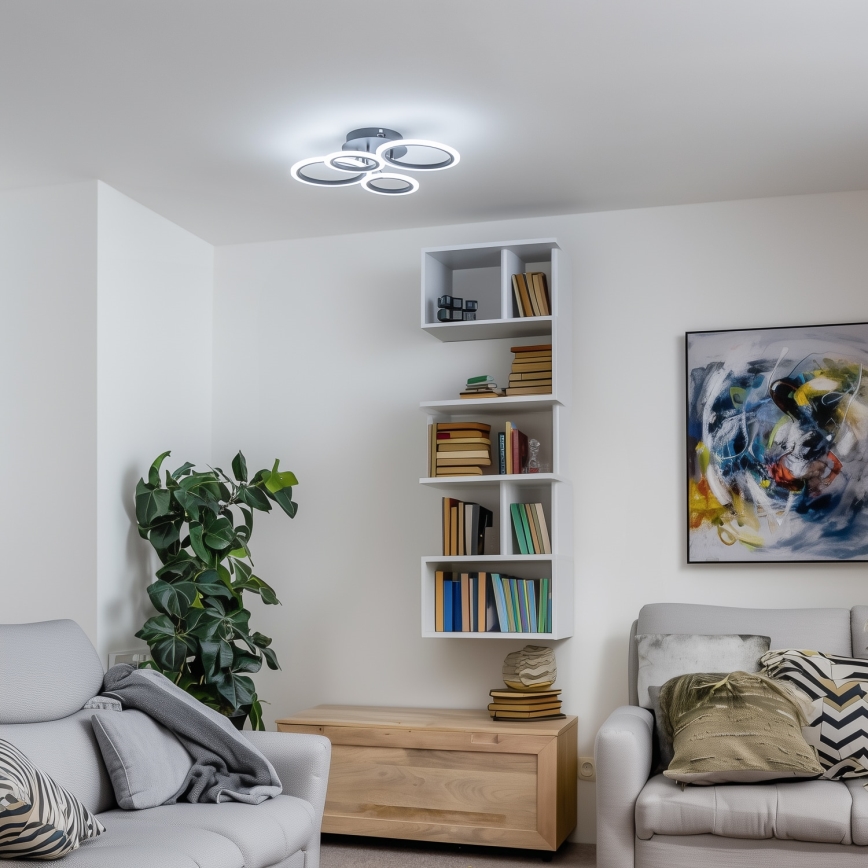 Brilagi - LED Ściemnialny żyrandol natynkowy ORBITS LED/50W/230V 3000-6500K + Pilot zdalnego sterowania