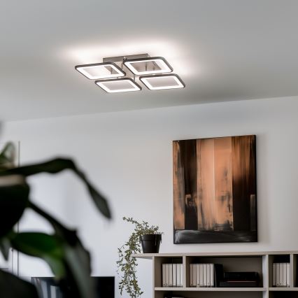 Brilagi - LED Ściemnialny żyrandol natynkowy SQUARED LED/85W/230V 3000-6500K + pilot zdalnego sterowania
