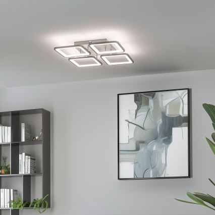 Brilagi - LED Ściemnialny żyrandol natynkowy SQUARED LED/85W/230V 3000-6500K + pilot zdalnego sterowania
