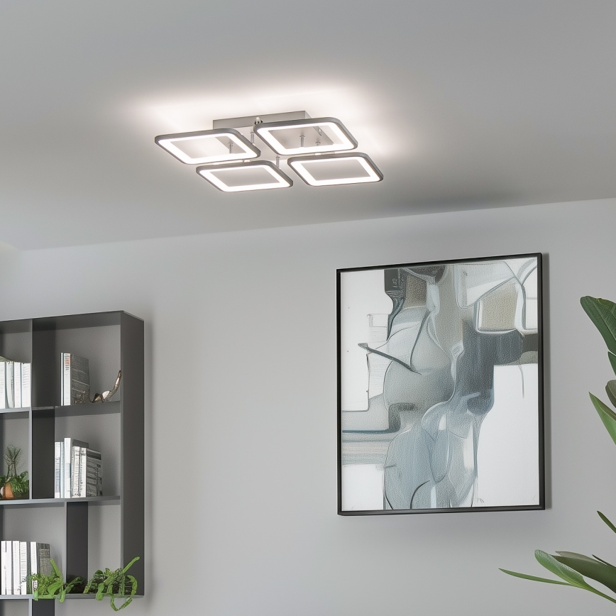 Brilagi - LED Ściemnialny żyrandol natynkowy SQUARED LED/85W/230V 3000-6500K + pilot zdalnego sterowania