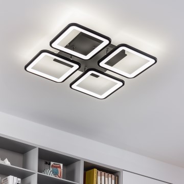 Brilagi - LED Ściemnialny żyrandol natynkowy SQUARED LED/85W/230V 3000-6500K + pilot zdalnego sterowania