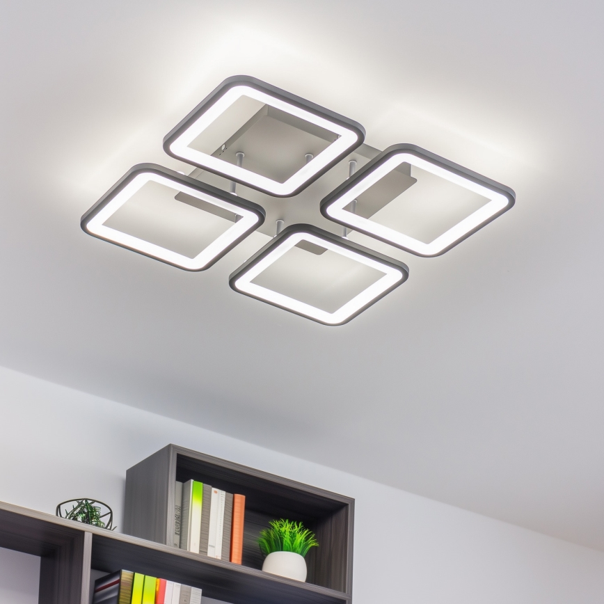 Brilagi - LED Ściemnialny żyrandol natynkowy SQUARED LED/85W/230V 3000-6500K + pilot zdalnego sterowania