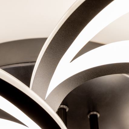 Brilagi - LED Ściemnialny żyrandol natynkowy TWIST LED/125W/230V 3000-6500K + Pilot zdalnego sterowania