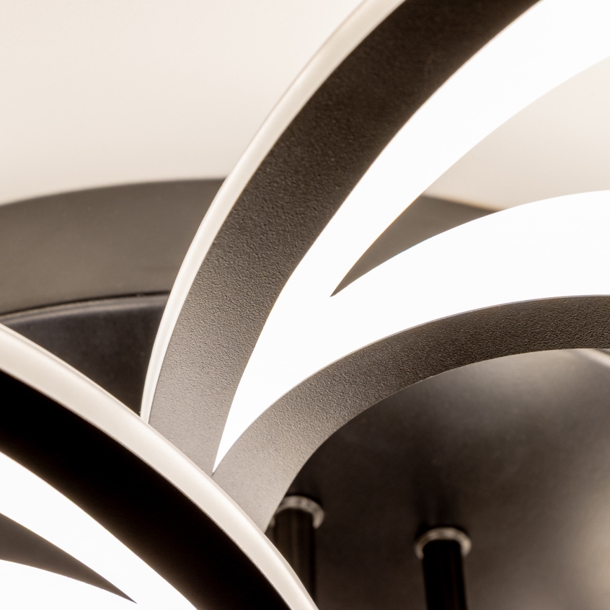 Brilagi - LED Ściemnialny żyrandol natynkowy TWIST LED/125W/230V 3000-6500K + Pilot zdalnego sterowania