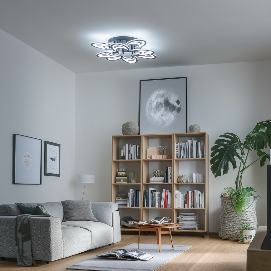 Brilagi - LED Ściemnialny żyrandol natynkowy TWIST LED/125W/230V 3000-6500K + Pilot zdalnego sterowania