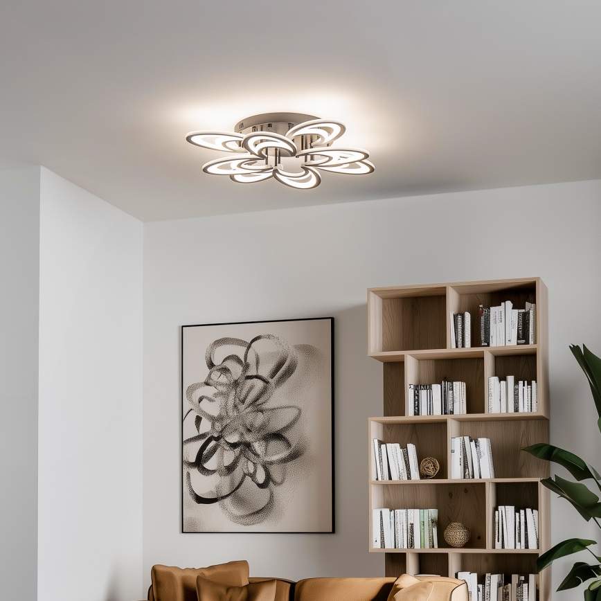 Brilagi - LED Ściemnialny żyrandol natynkowy TWIST LED/125W/230V 3000-6500K + Pilot zdalnego sterowania