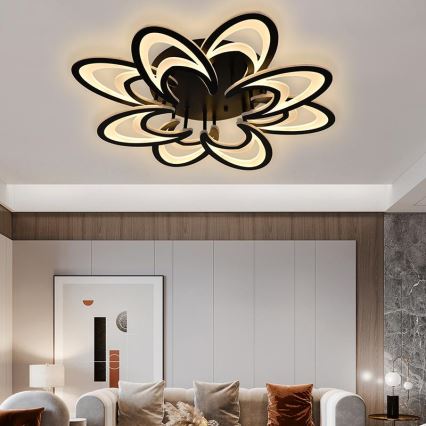 Brilagi - LED Ściemnialny żyrandol natynkowy TWIST LED/125W/230V 3000-6500K + Pilot zdalnego sterowania