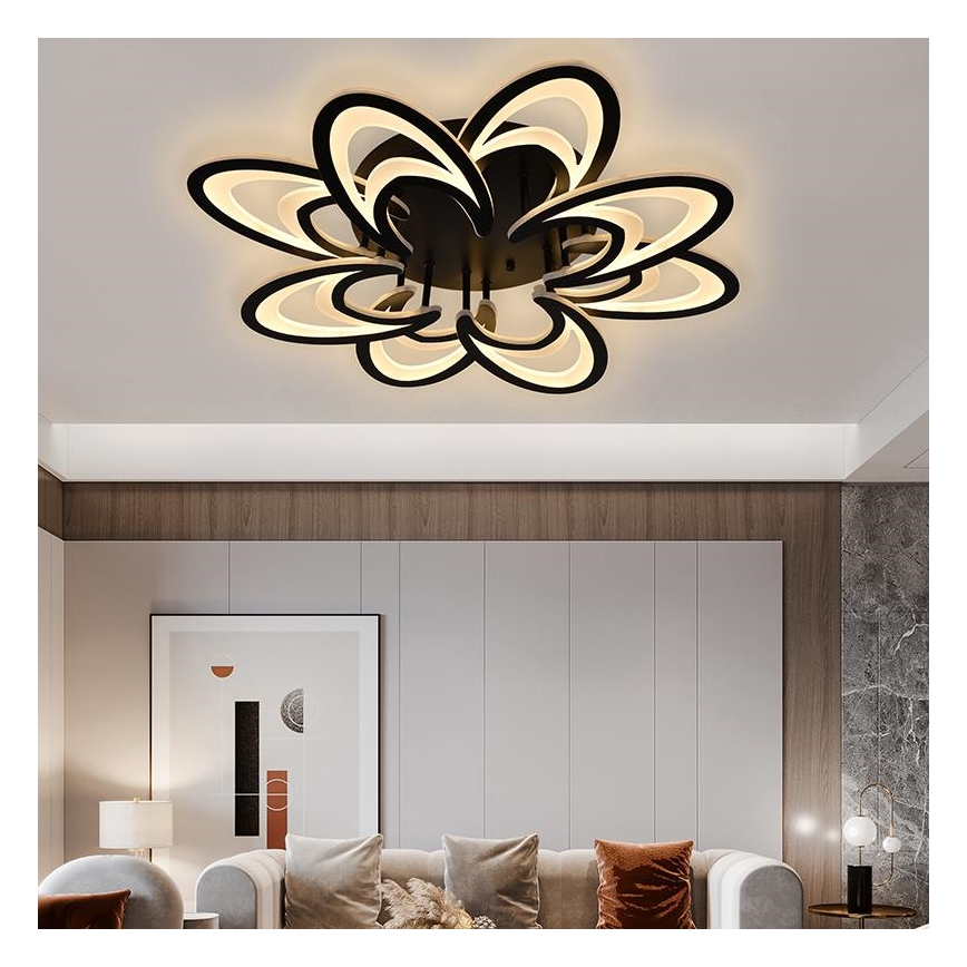 Brilagi - LED Ściemnialny żyrandol natynkowy TWIST LED/125W/230V 3000-6500K + Pilot zdalnego sterowania