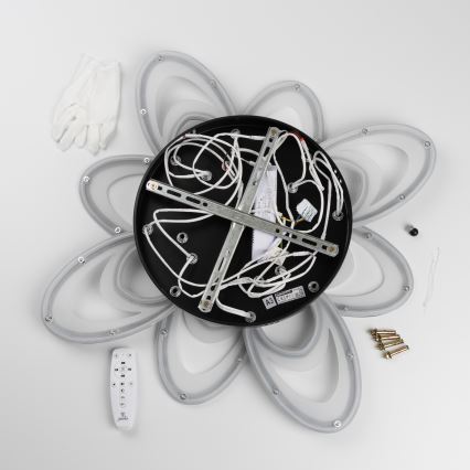 Brilagi - LED Ściemnialny żyrandol natynkowy TWIST LED/125W/230V 3000-6500K + Pilot zdalnego sterowania