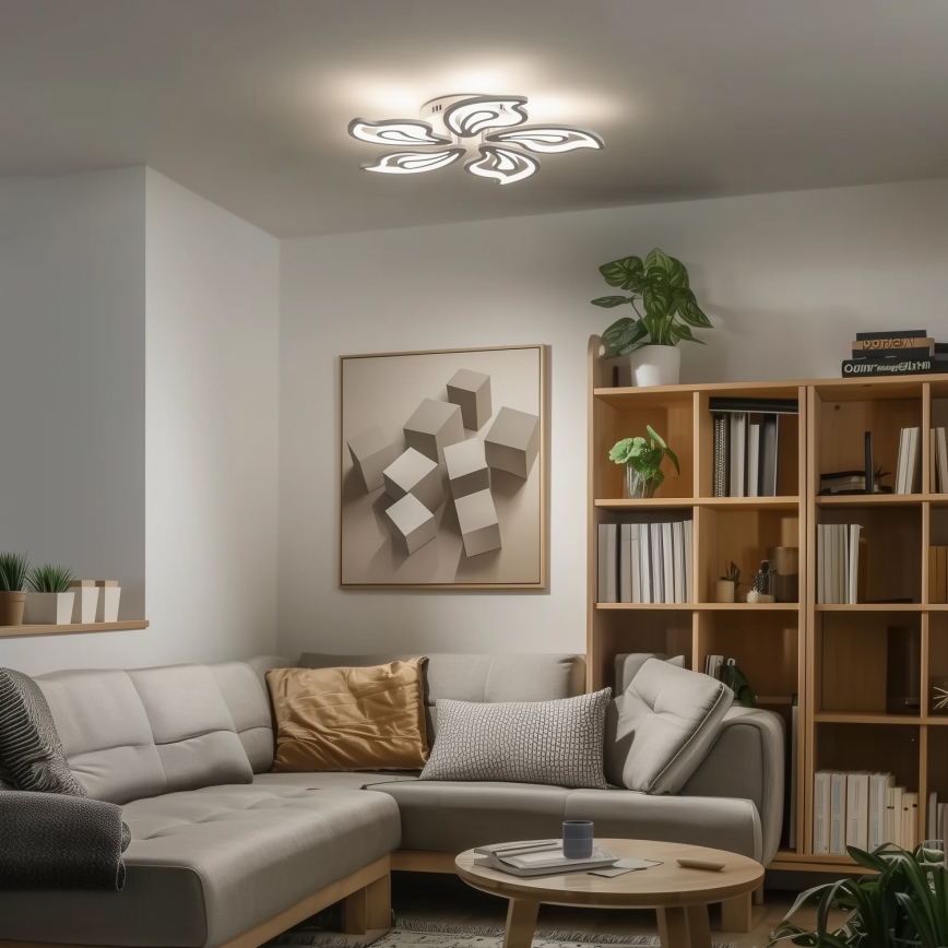 Brilagi - LED Ściemnialny żyrandol natynkowy TWIST LED/125W/230V 3000-6500K + pilot zdalnego sterowania