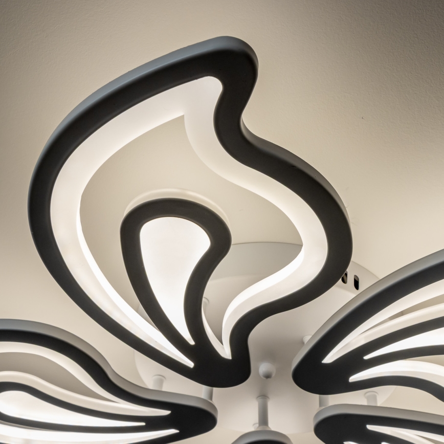 Brilagi - LED Ściemnialny żyrandol natynkowy TWIST LED/125W/230V 3000-6500K + pilot zdalnego sterowania