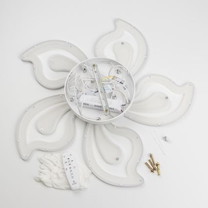 Brilagi - LED Ściemnialny żyrandol natynkowy TWIST LED/125W/230V 3000-6500K + pilot zdalnego sterowania