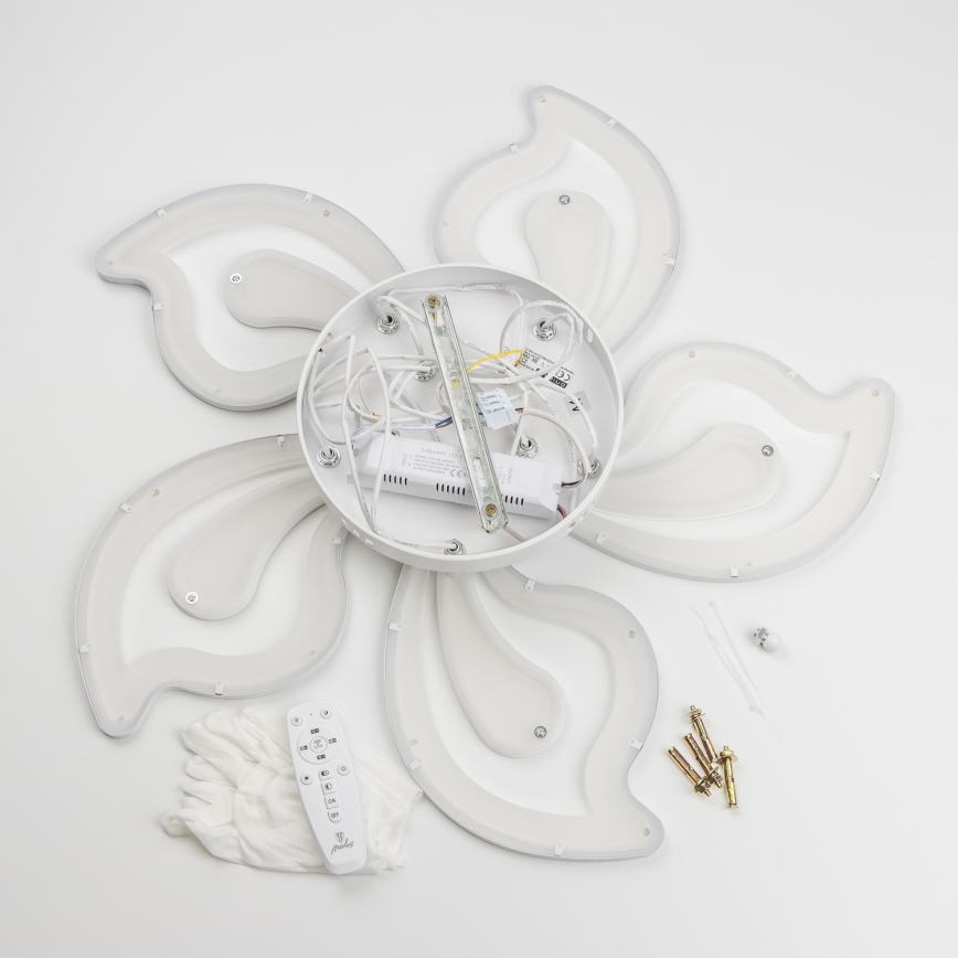 Brilagi - LED Ściemnialny żyrandol natynkowy TWIST LED/125W/230V 3000-6500K + pilot zdalnego sterowania