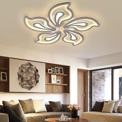 Brilagi - LED Ściemnialny żyrandol natynkowy TWIST LED/125W/230V 3000-6500K + pilot zdalnego sterowania