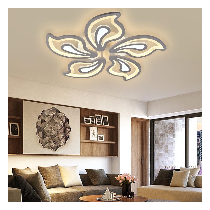 Brilagi - LED Ściemnialny żyrandol natynkowy TWIST LED/125W/230V 3000-6500K + pilot zdalnego sterowania