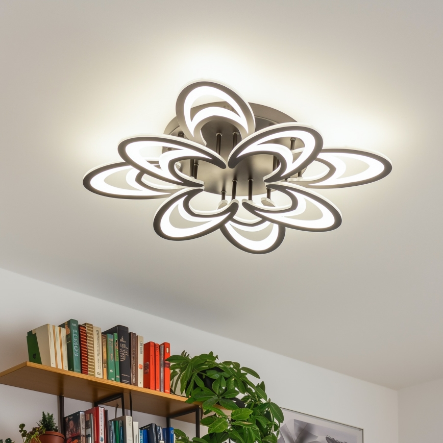 Brilagi - LED Ściemnialny żyrandol natynkowy TWIST LED/125W/230V 3000-6500K + Pilot zdalnego sterowania