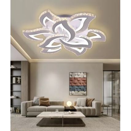 Brilagi - LED Ściemnialny żyrandol natynkowy TWIST LED/180W/230V 3000-6500K + pilot zdalnego sterowania