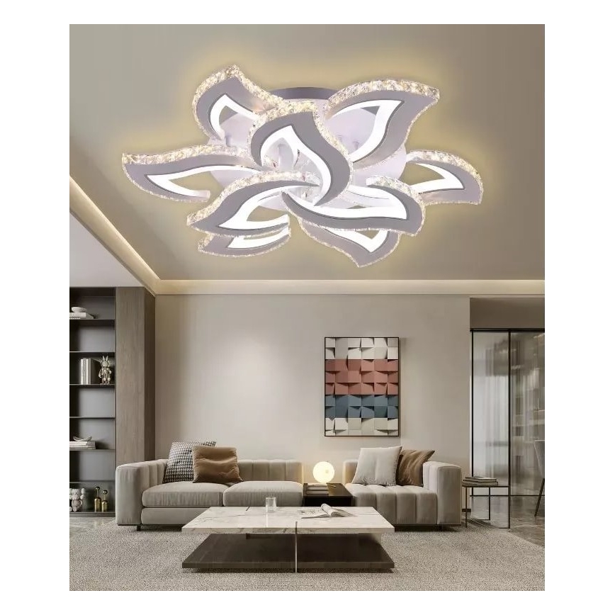Brilagi - LED Ściemnialny żyrandol natynkowy TWIST LED/180W/230V 3000-6500K + pilot zdalnego sterowania