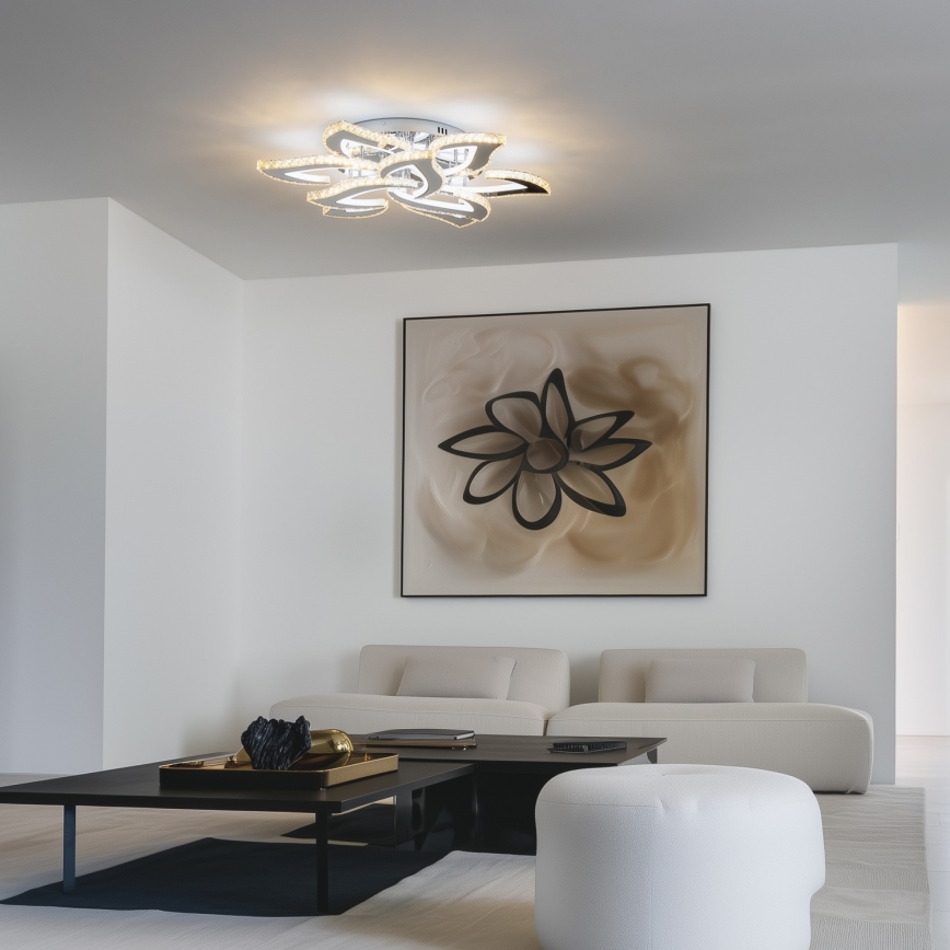Brilagi - LED Ściemnialny żyrandol natynkowy TWIST LED/180W/230V 3000-6500K + pilot zdalnego sterowania