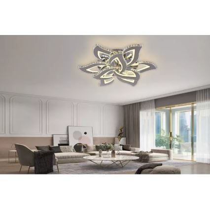 Brilagi - LED Ściemnialny żyrandol natynkowy TWIST LED/180W/230V 3000-6500K + pilot zdalnego sterowania