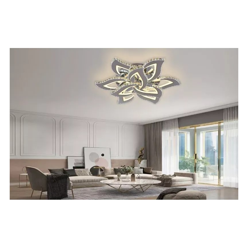 Brilagi - LED Ściemnialny żyrandol natynkowy TWIST LED/180W/230V 3000-6500K + pilot zdalnego sterowania