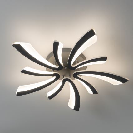 Brilagi - LED Ściemnialny żyrandol natynkowy TWIST LED/55W/230V 3000-6500K antracyt + pilot zdalnego sterowania