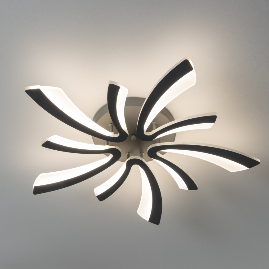 Brilagi - LED Ściemnialny żyrandol natynkowy TWIST LED/55W/230V 3000-6500K antracyt + pilot zdalnego sterowania