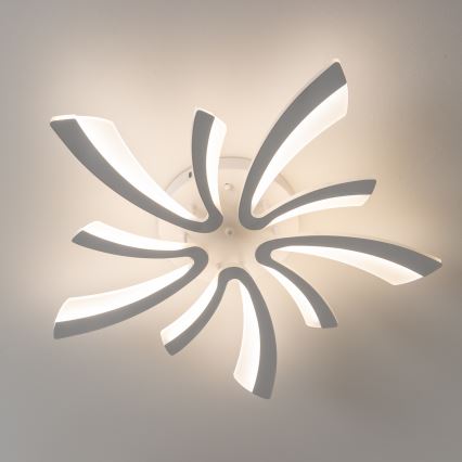 Brilagi - LED Ściemnialny żyrandol natynkowy TWIST LED/55W/230V 3000-6500K biały + pilot zdalnego sterowania
