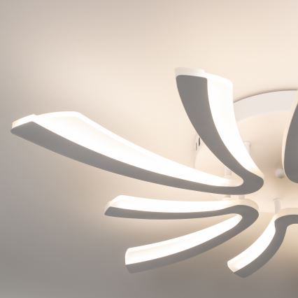 Brilagi - LED Ściemnialny żyrandol natynkowy TWIST LED/55W/230V 3000-6500K biały + pilot zdalnego sterowania
