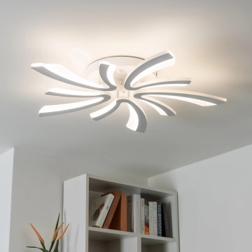 Brilagi - LED Ściemnialny żyrandol natynkowy TWIST LED/55W/230V 3000-6500K biały + pilot zdalnego sterowania