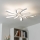 Brilagi - LED Ściemnialny żyrandol natynkowy TWIST LED/55W/230V 3000-6500K biały + pilot zdalnego sterowania