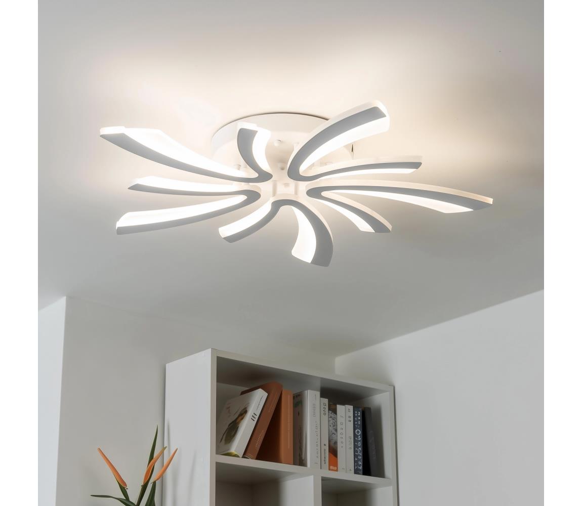 Brilagi - LED Ściemnialny żyrandol natynkowy TWIST LED/55W/230V 3000-6500K biały + pilot