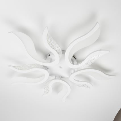 Brilagi - LED Ściemnialny żyrandol natynkowy TWIST LED/65W/230V 3000-6500K biały + pilot zdalnego sterowania