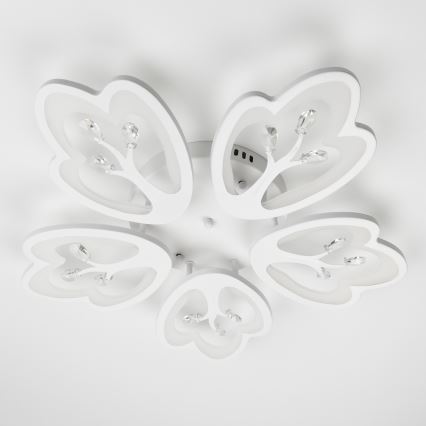 Brilagi - LED Ściemnialny żyrandol natynkowy TWIST LED/80W/230V 3000-6500K biały + pilot zdalnego sterowania
