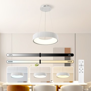 Brilagi - LED ściemnialny żyrandol wiszący na linkach FALCON MODERN LED/30W/230V 3000-6000K ø 40 cm biały + zdalne sterowanie