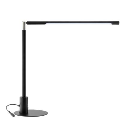 Brilagi - LED ściemniana dotykowa lampka biurkowa z portami USB VARIO LED/7W/230V 3000-6500K CRI 96 czarna