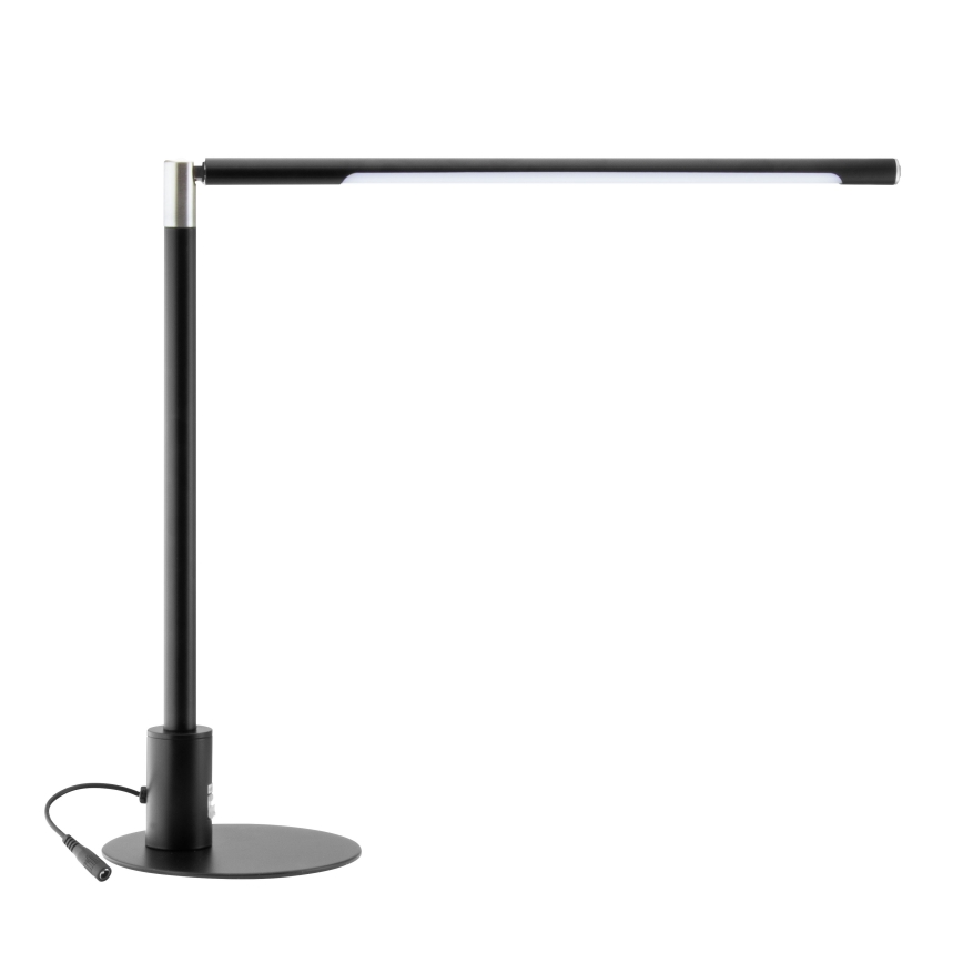 Brilagi - LED ściemniana dotykowa lampka biurkowa z portami USB VARIO LED/7W/230V 3000-6500K CRI 96 czarna