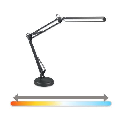 Brilagi - LED ściemniana lampa biurkowa 2 w 1 USB VARIO LED/14W/5V 3000-6000K czarna