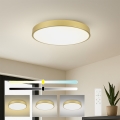 Brilagi - LED ściemniana oprawa sufitowa POOL SMART LED/100W/230V 3000-6000K 80 cm złota Wi-Fi Tuya + pilot zdalnego sterowania