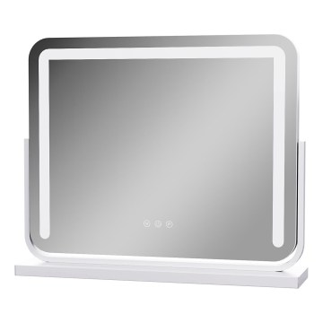 Brilagi - LED ściemniane lustro do makijażu CALIFORNIA LED/22W/230V 3000/4000/6500K 58x43 cm białe