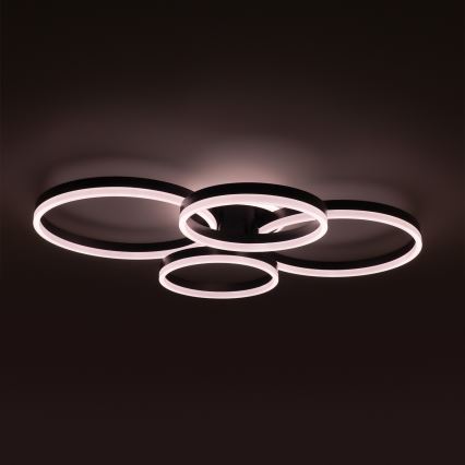 Brilagi - LED Regulowane natynkowe oświetlenie sufitowe ORBITS LED/52W/230V 3000-6000K + pilot zdalnego sterowania