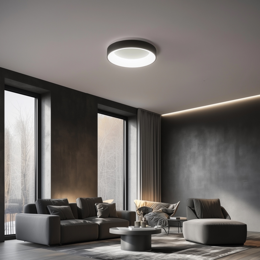 Brilagi - LED Ściemniany plafon LED/40W/230V 3000-6500K czarny + pilot