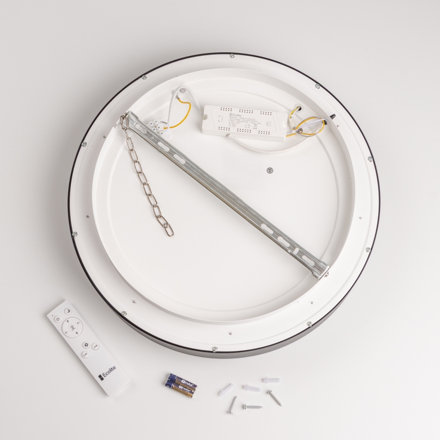 Brilagi - LED Ściemniany plafon LED/40W/230V 3000-6500K czarny + pilot