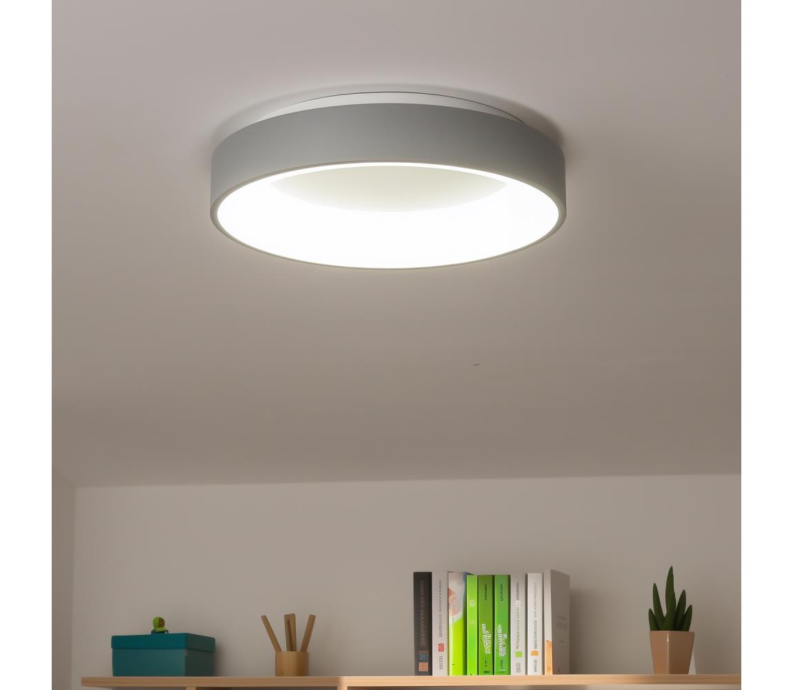 Brilagi - LED Ściemniany plafon LED/40W/230V 3000-6500K grey + pilot